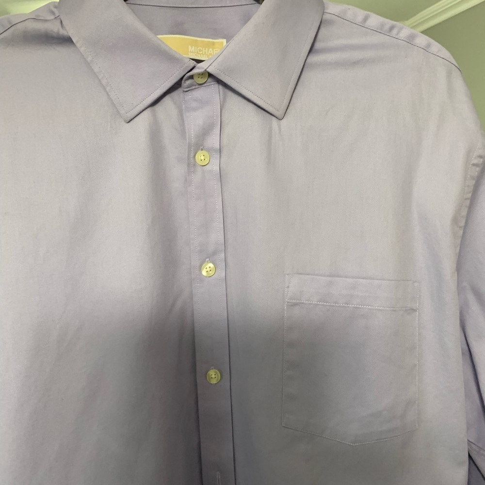 Michael Kors Men's lavender long sleeve Shirt